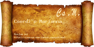 Cserép Marianna névjegykártya
